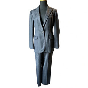 Ralph Lauren Charcoal Gray Wool Pinstripe Suit
